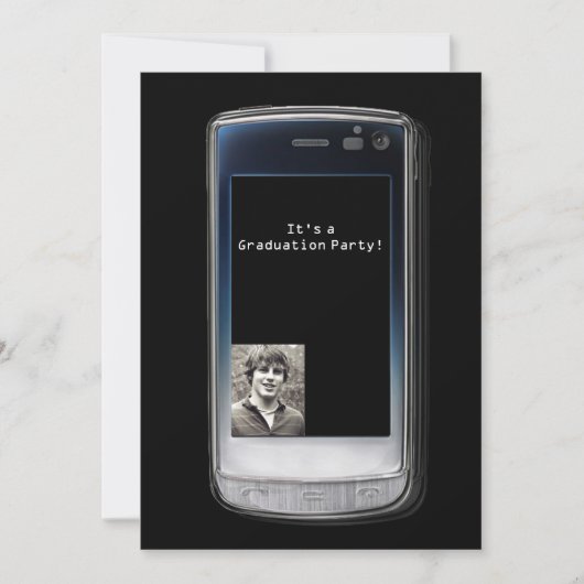 携帯電話の招待状 招待状 (正面)