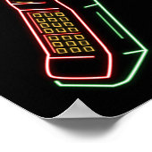 携帯電話の携帯電話ヴィンテージ古 ポスター (角)