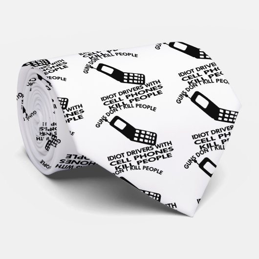 携帯電話の殺害の人々を持つ馬鹿 ネクタイ (ロール)