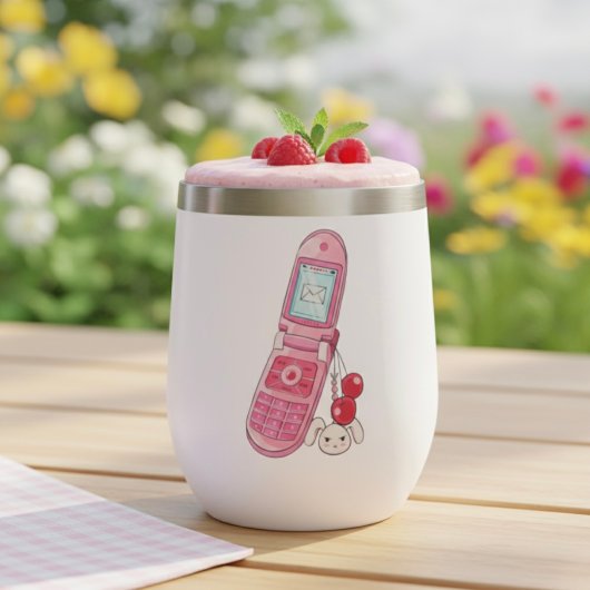 携帯電話の熱ワインタンブラー