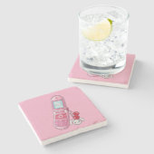 携帯電話の石コースター ストーンコースター (横)