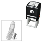 携帯電話の自動手書きスタンプ セルフインキングスタンプ (インサイチュ)