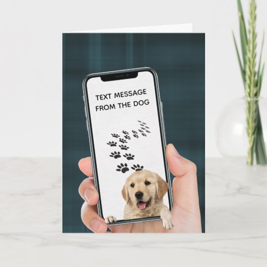 携帯電話の誕生日文字メッセージ カード (正面)