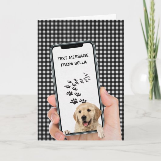 携帯電話の誕生日文字メッセージ カード (正面)