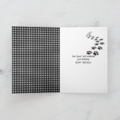 携帯電話の誕生日文字メッセージ カード (内部)