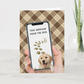 携帯電話の誕生日文字メッセージ カード (正面)