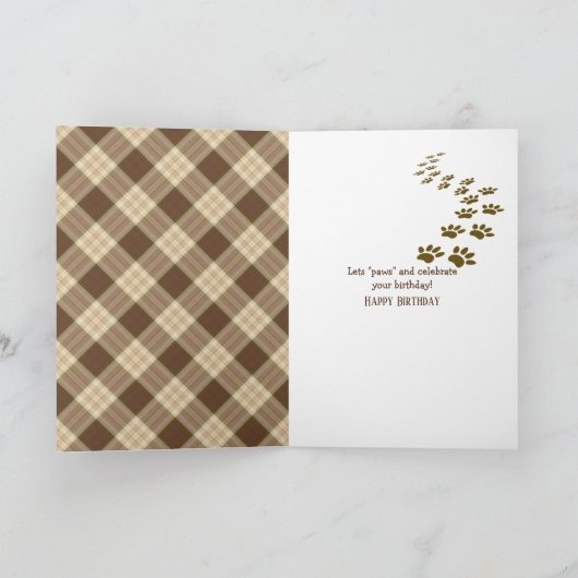 携帯電話の誕生日文字メッセージ カード (内部)