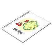 携帯電話の面白い生物学科学パンの絵 ノートブック (左側)