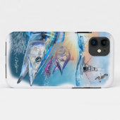 携帯電話のWahoo魚釣りプリント Case-Mate iPhoneケース (裏面(横))
