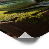 携帯電話を使ったカエル ポスター (角)