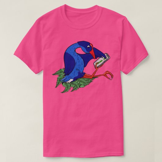 携帯電話を使ったプケコ Tシャツ (デザイン正面)