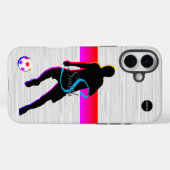 携帯電話ケースサッカー選手グラフィックw名前 Case-Mate iPhoneケース (裏面 (横))