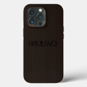 携帯電話ケース – Brown HAMbyWG Case-Mate iPhoneケース (裏面)