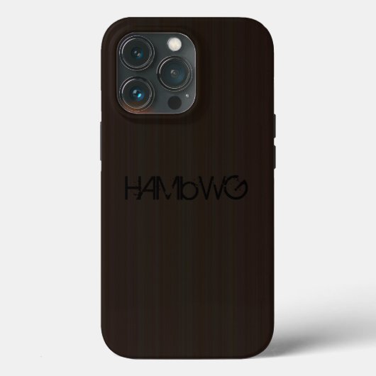 携帯電話ケース – Brown HAMbyWG Case-Mate iPhoneケース (裏面)