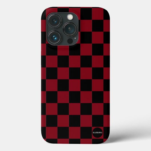 携帯電話ケース – HAMbyWG市松模様にの数 Case-Mate iPhoneケース (裏面)