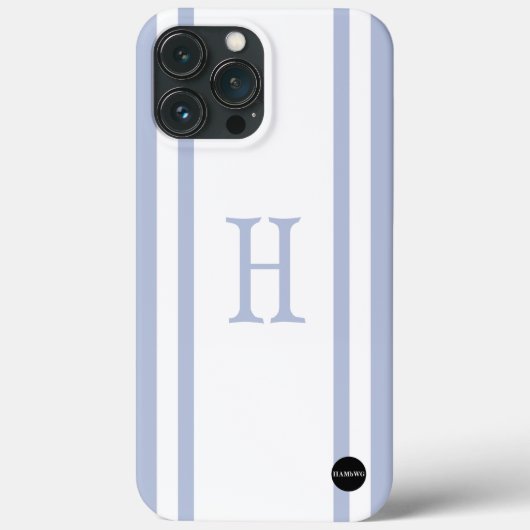 携帯電話ケース – HAMbyWG – 白ストライプ Case-Mate iPhoneケース (裏面)