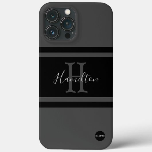 携帯電話ケース – HAMbyWG – 黒オングレー Case-Mate iPhoneケース (裏面)