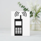 携帯電話セルリーモブ便利 ポストカード (スタンド正面)