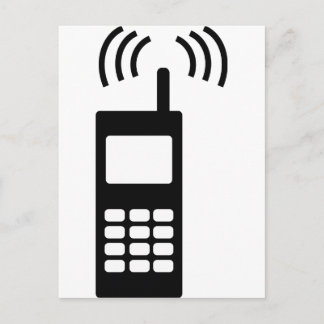 携帯電話セルリーモブ便利 ポストカード