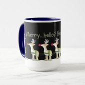 携帯電話トナカイ マグカップ (正面左)