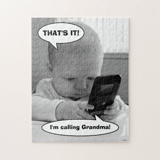 携帯電話ベビー ジグソーパズル (縦)