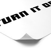 携帯電話ポスターなし ポスター (角)