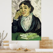 携帯電話ポスターの女性 ポスター (キッチン)