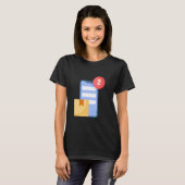 携帯電話メッセージ文字通知チャット Tシャツ (正面フル)