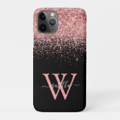 携帯電話モノグラムのケースのピンク Case-Mate iPhoneケース (裏)