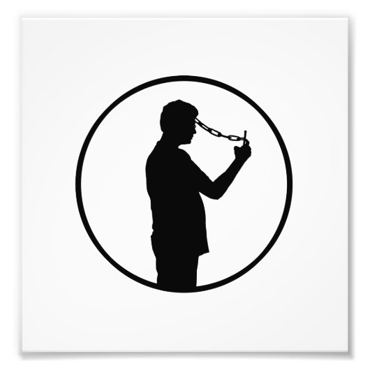 携帯電話中毒コンセプトスケッチ フォトプリント (正面)