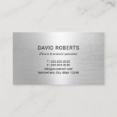 携帯電話修理サービスプロフェッショナル 名刺 (裏面)