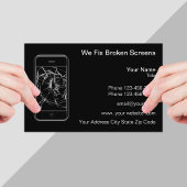 携帯電話及びデバイスの修理 名刺