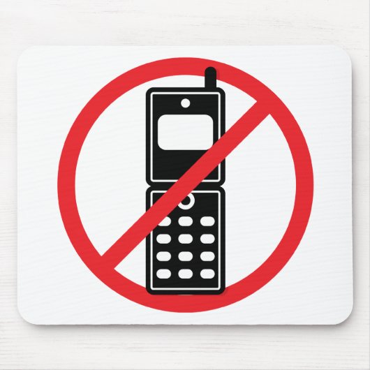 携帯電話無し マウスパッド (正面)