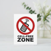 携帯電話禁止エリア ポストカード (スタンド正面)