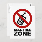 携帯電話禁止エリア ポストカード (正面/裏面)