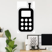 携帯電話 ポスター (ホームオフィス)