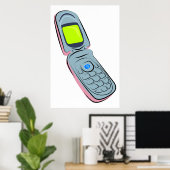 携帯電話 ポスター (ホームオフィス)