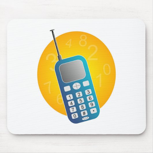 携帯電話 マウスパッド (正面)