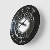 携帯電話 ラウンド壁時計 (傾斜)