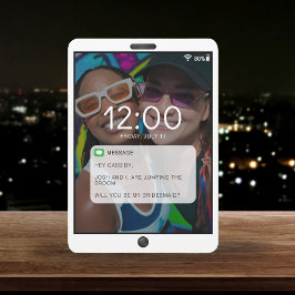 携帯電話 ロック画面 写真 ブライズメイド 提案