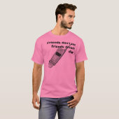 携帯電話、友人は友人によって飲まれるダイヤルを可能にしません Tシャツ (正面フル)