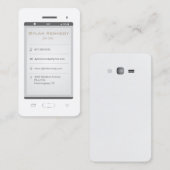 携帯電話 名刺 (正面/裏面)