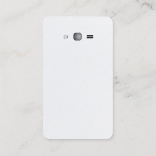 携帯電話 名刺 (裏面)