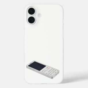携帯電話（白） iPhone 16 PLUSケース