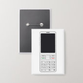 携帯電話 缶バッジ (正面/裏面)