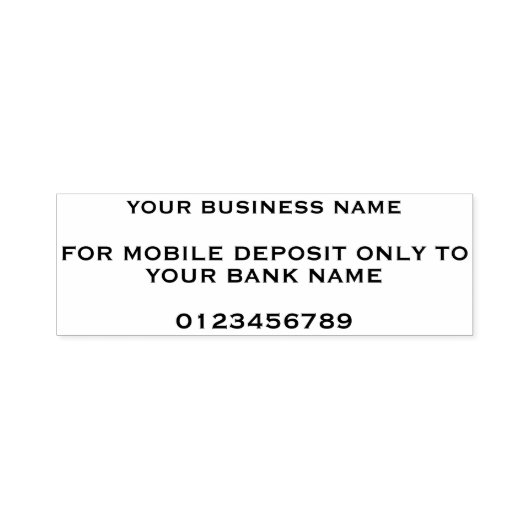 携帯預金専用事業用 セルフインキングスタンプ (デザイン)