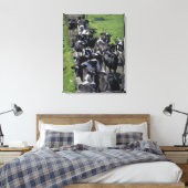 搾乳を待つ乳牛 キャンバスプリント (インサイチュ (寝室))