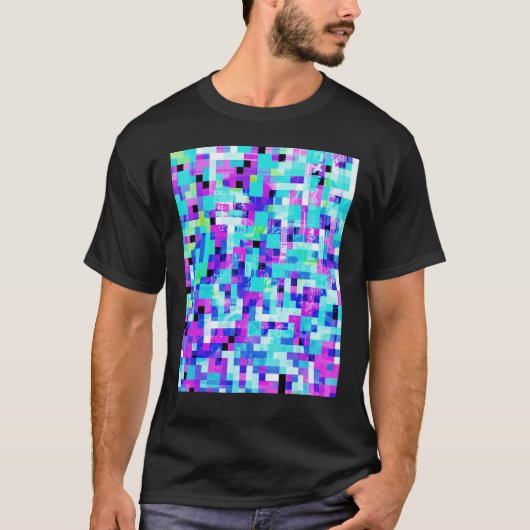 摂動パターン顔認識自動Ca Tシャツ (正面)