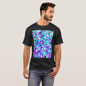 摂動パターン顔認識自動Ca Tシャツ (正面フル)