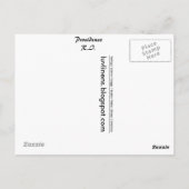 摂理の挨拶 ポストカード (裏面)